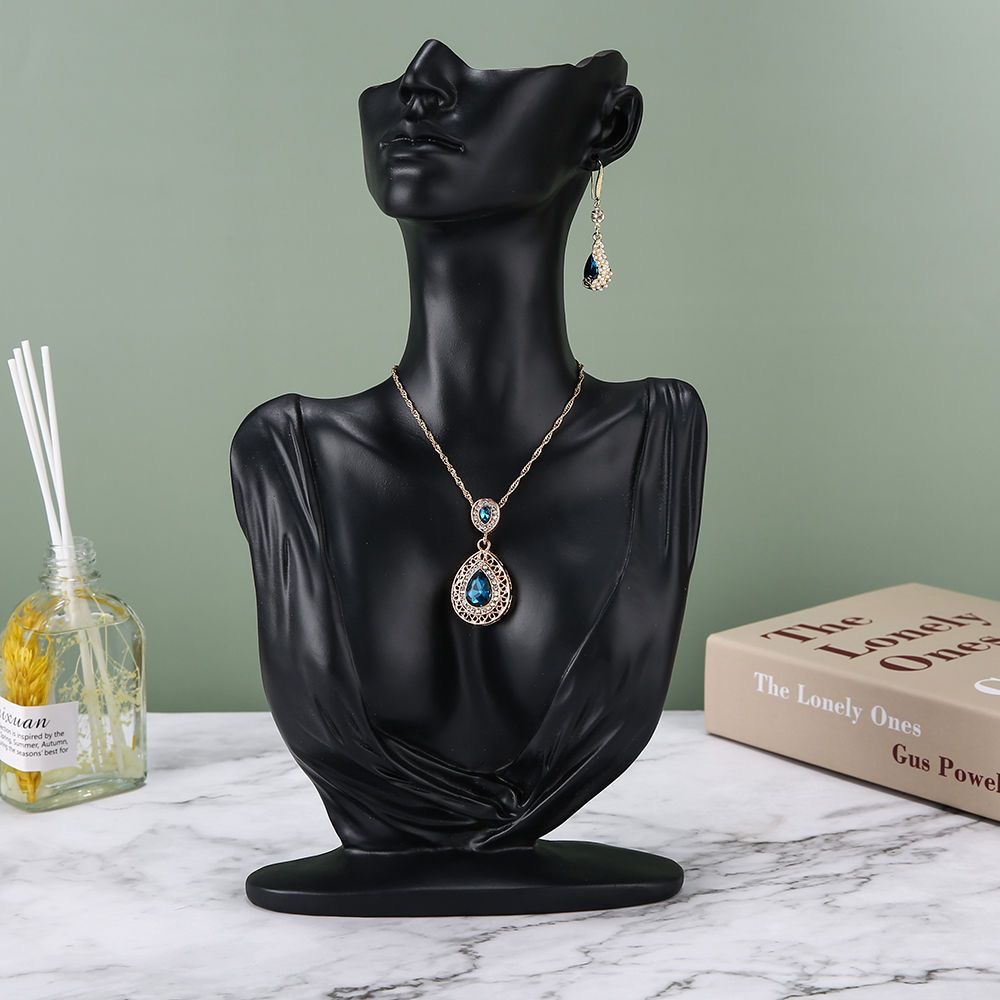 Body Jewelry Display Ideas - Пластиковая подставка-манекен для демонстрации портретных колье,