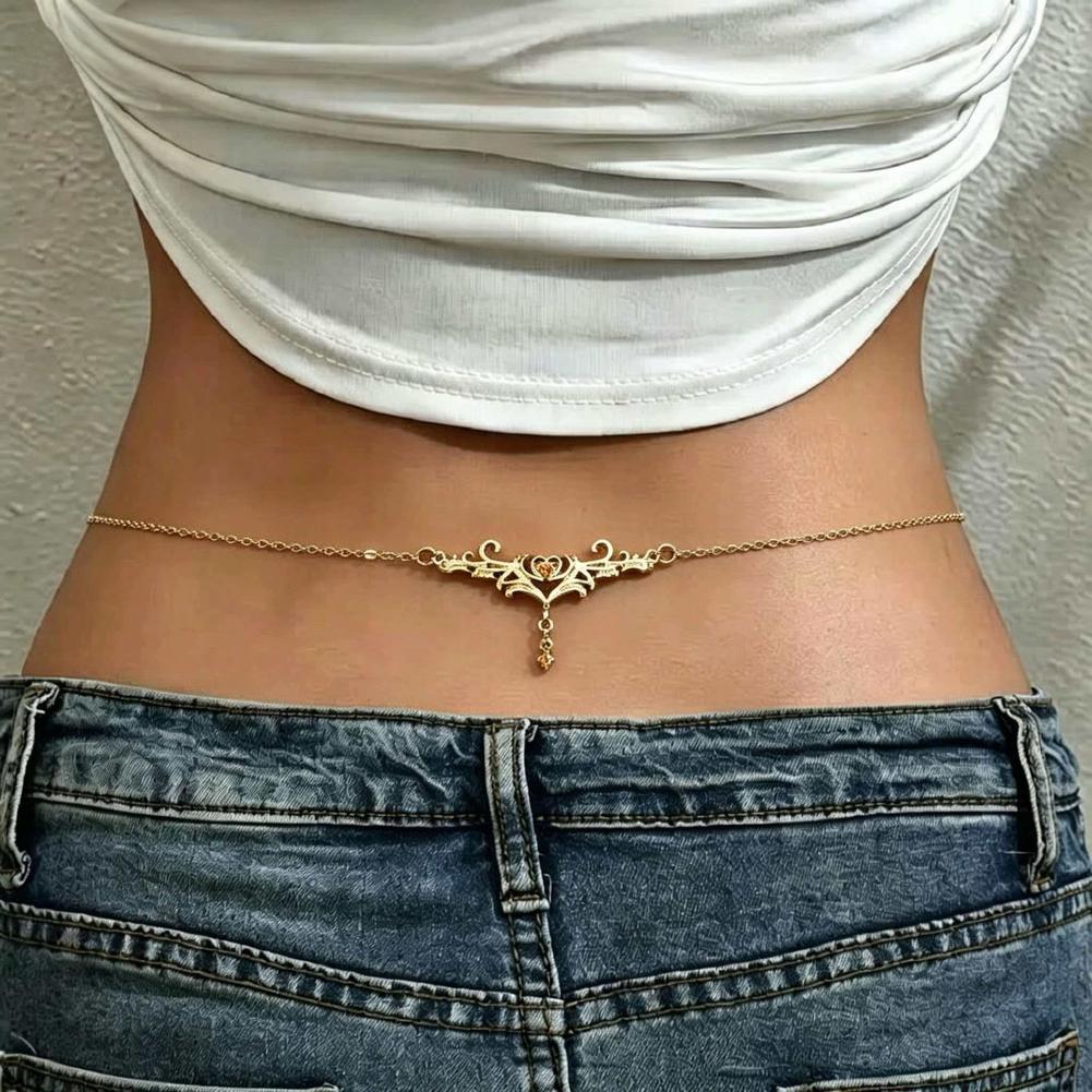 Body Jewelry Chain - Женская модная поясная цепочка с элегантным