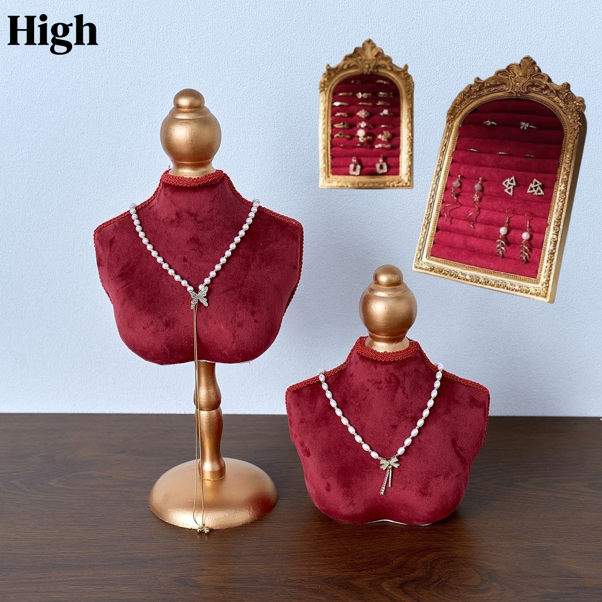 Body Jewelry Display Ideas - Ожерелье Дисплей Подставка для бюста Грейс