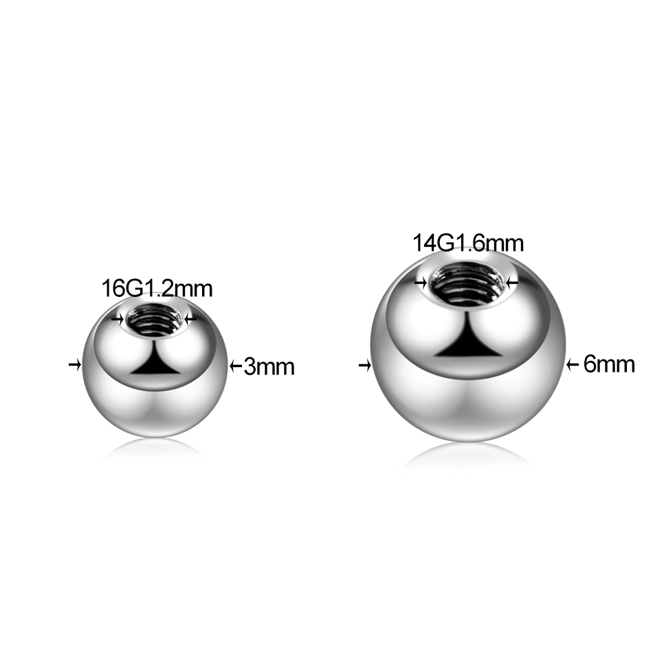 10 шт./лот, сменные аксессуары – обзор и цена Body Jewelry Replacement Ball
