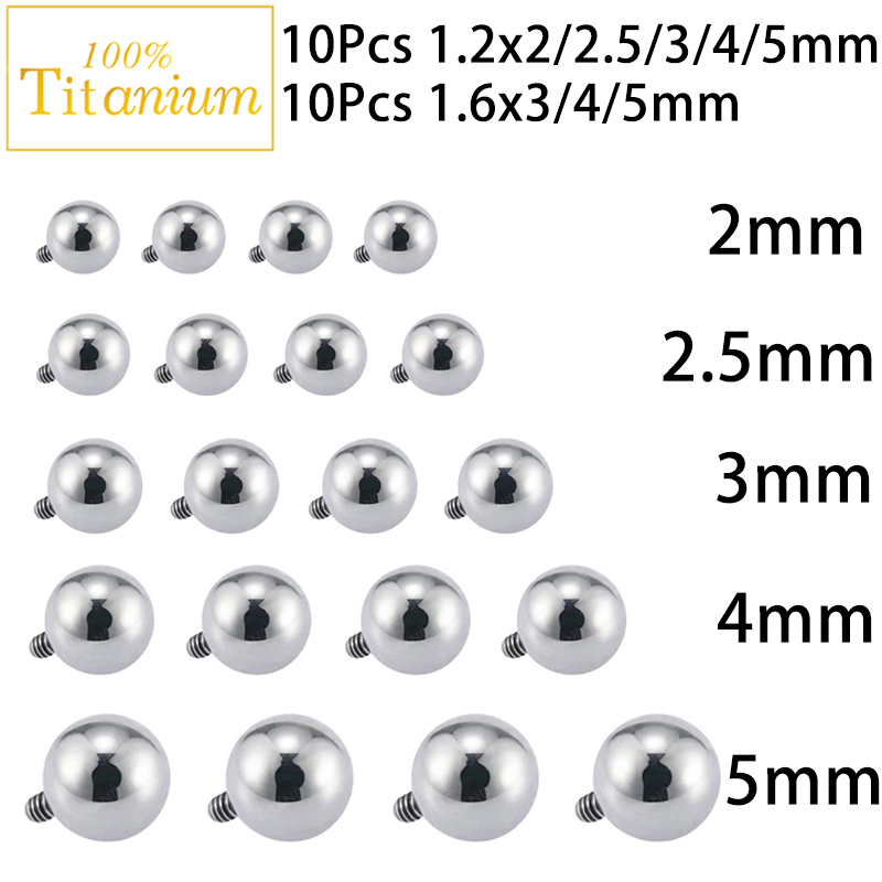 10 шт. имплантат класса ASTM G – обзор и цена Body Jewelry Replacement Ball