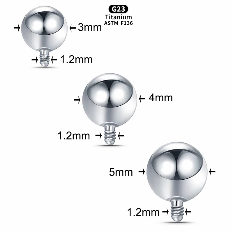 1 шт., шарик с внутренней резь – обзор и цена Body Jewelry Replacement Ball