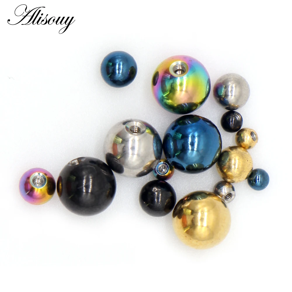 Alisouy, 10 шт./лот, сменные ш – обзор и цена Body Jewelry Replacement Ball