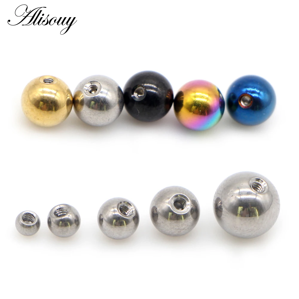 Alisouy, 10 шт./лот, сменные ш – обзор и цена Body Jewelry Replacement Ball