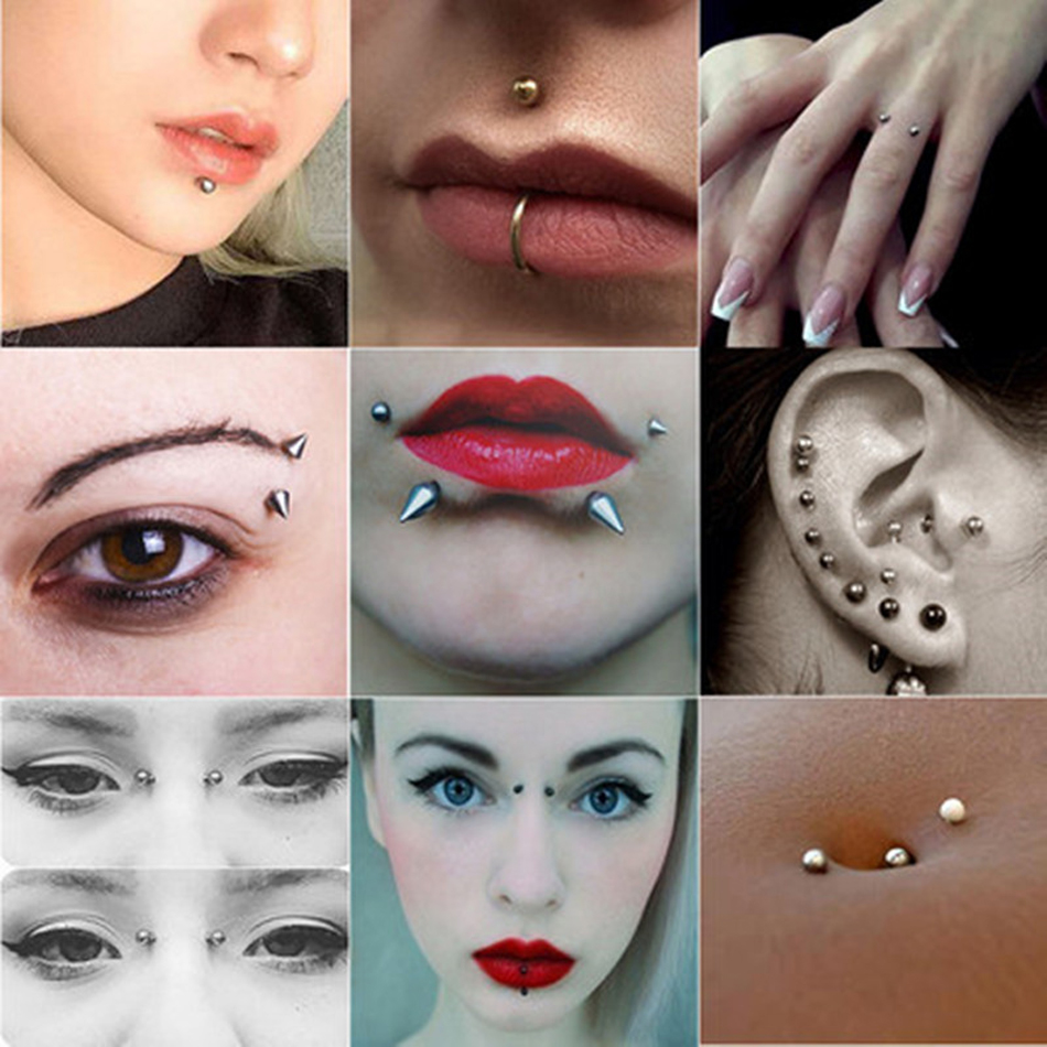 100 шт./лот, стальные серьги,  – обзор и цена Body Jewelry Replacement Ball