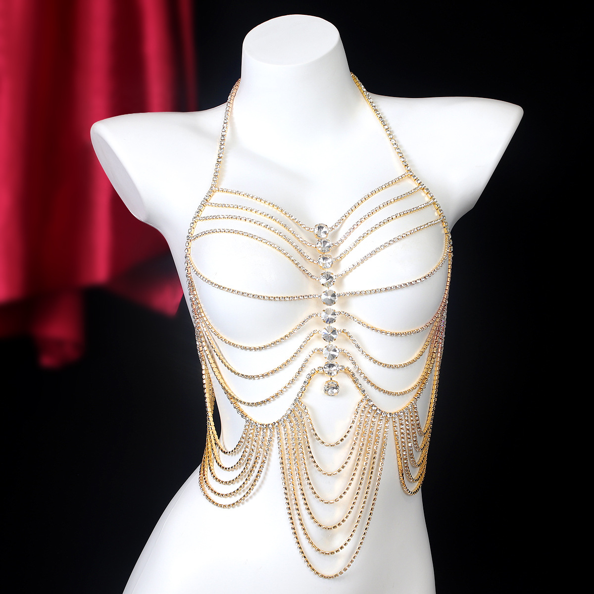 Роскошная женская цепочка в по – обзор и цена Body Jewelry Chest