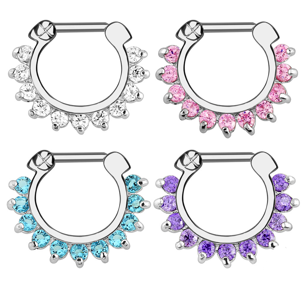1 шт. кольцо-клипса для носа/с – обзор и цена Body Jewelry And Earrings