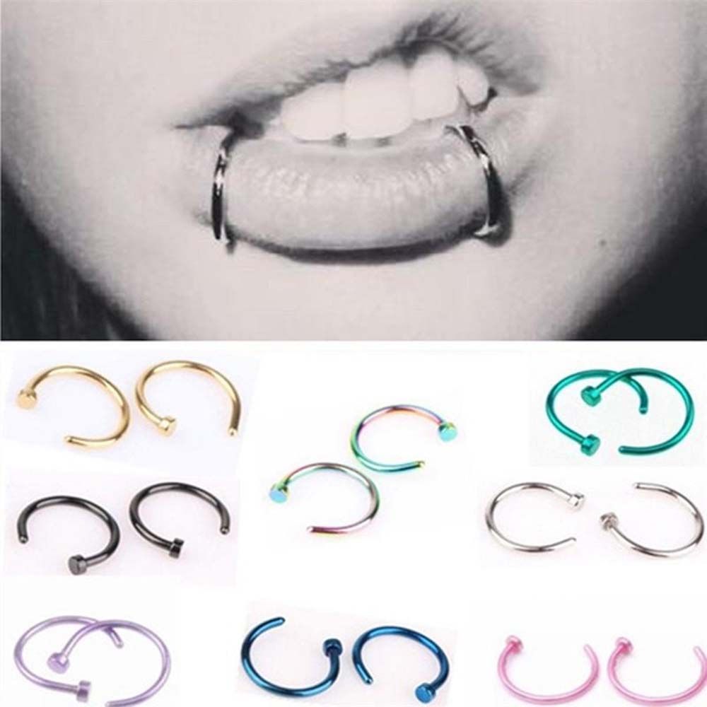 10 шт. тонких сережек-кольцев  – обзор и цена Body Jewelry And Earrings