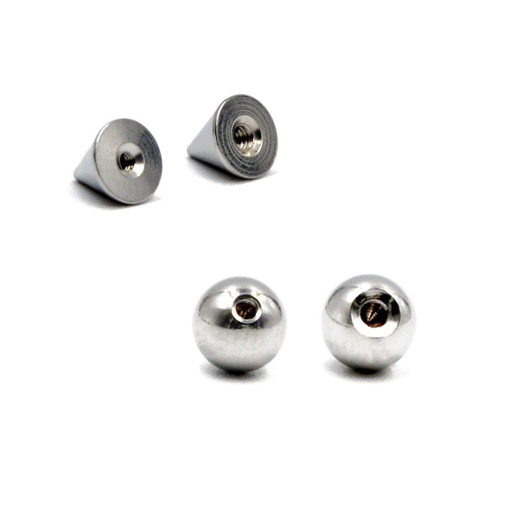 100 шт./лот, сталь 14 г 16 г,  – обзор и цена Body Jewelry Replacement Ball