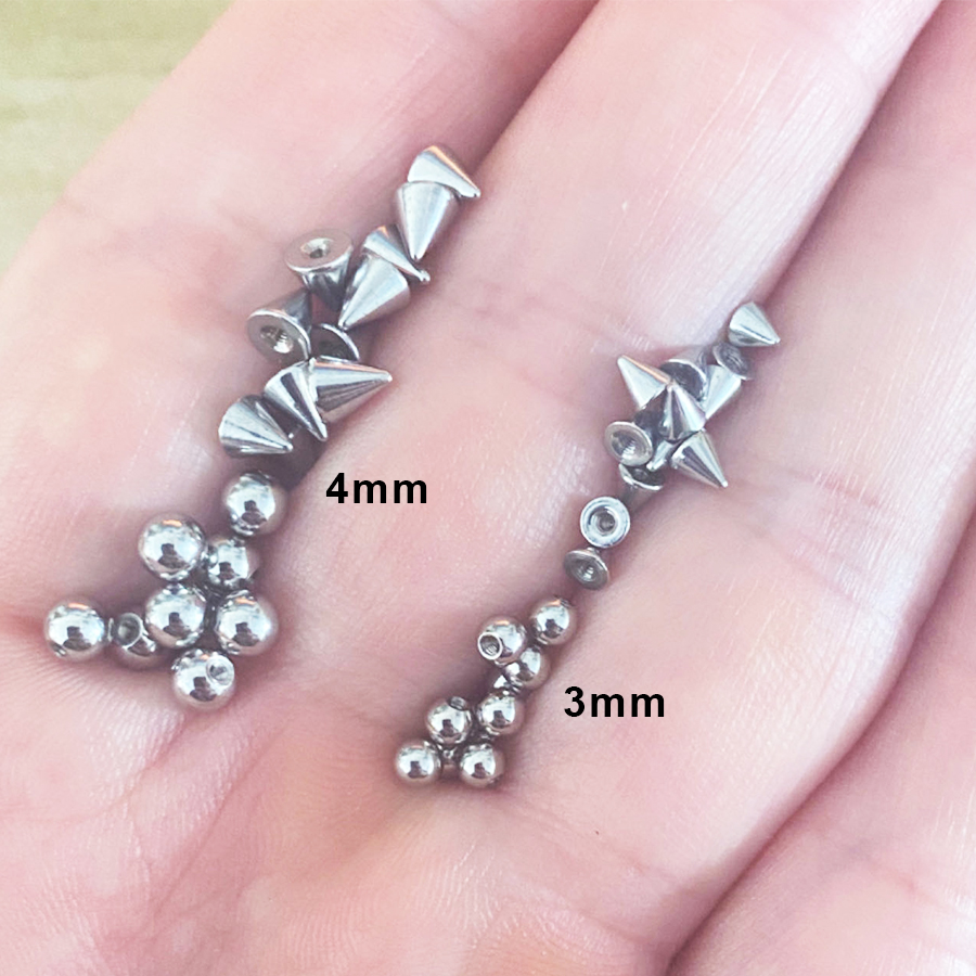100 шт., 16 г, 3 мм, 4 мм, сме – обзор и цена Body Jewelry Replacement Ball