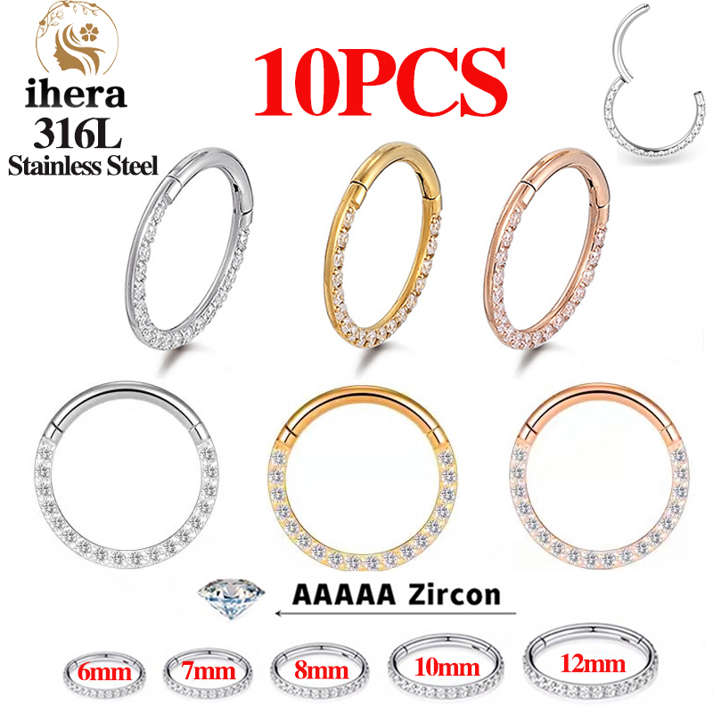 1/10 шт. Кольца для носа из не – обзор и цена Body Jewelry And Earrings