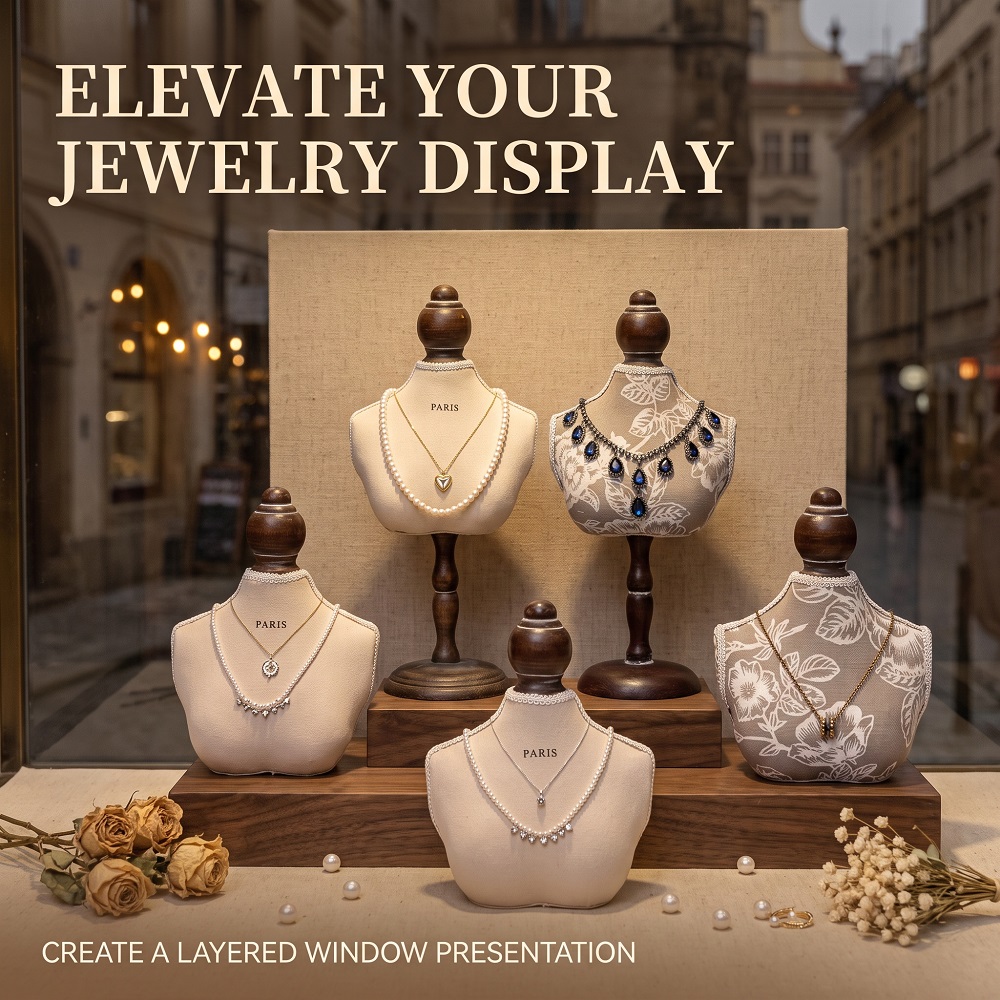 Винтажный деревянный манекен-п – обзор и цена Body Jewelry Display Ideas