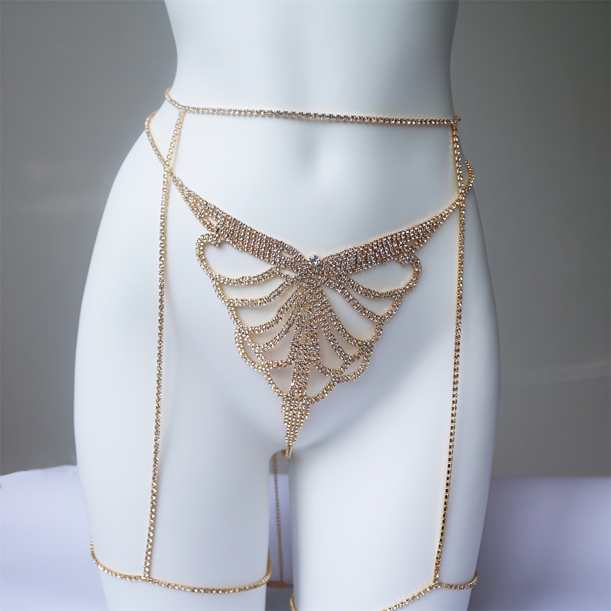 Многослойная Блестящая поясная – обзор и цена Body Jewelry Chain