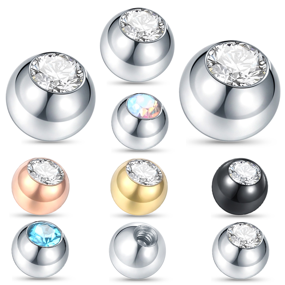 10 шт., сменные шарики из нерж – обзор и цена Body Jewelry Replacement Ball