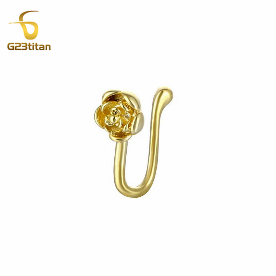 1 шт. Золотистый U-образный кл – обзор и цена Body Jewelry And Earrings